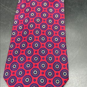 Brioni Red and Blue Patterned Men's Tie